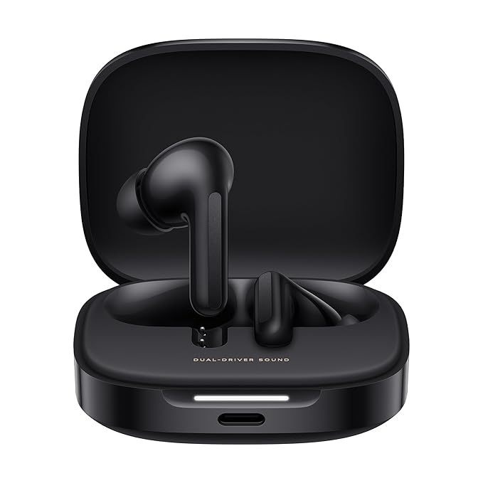 Redmi Buds 6, Dual Driver TWS in Ear Earbuds, 49dB Hybrid Active Noise Cancellation - 0
