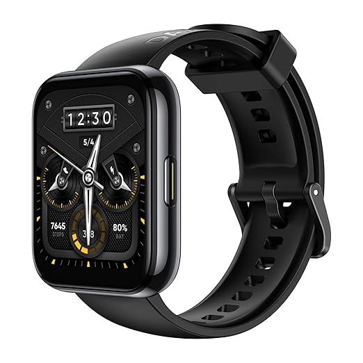realme watch 2 pro Super Bright Touchscreen, Dual-Satellite GPS - 0