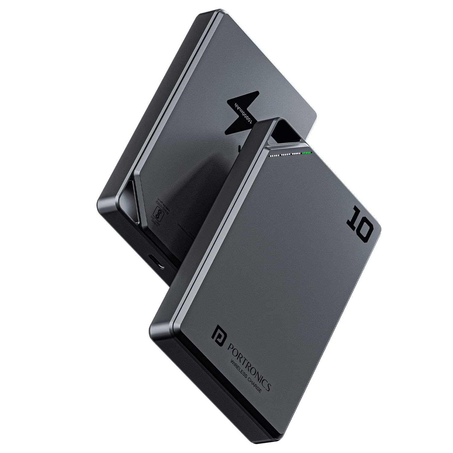 Portronics Boosty 10K 10000mAh 15W Wireless Magnetic Fast Charging Nano Powerbank - 0