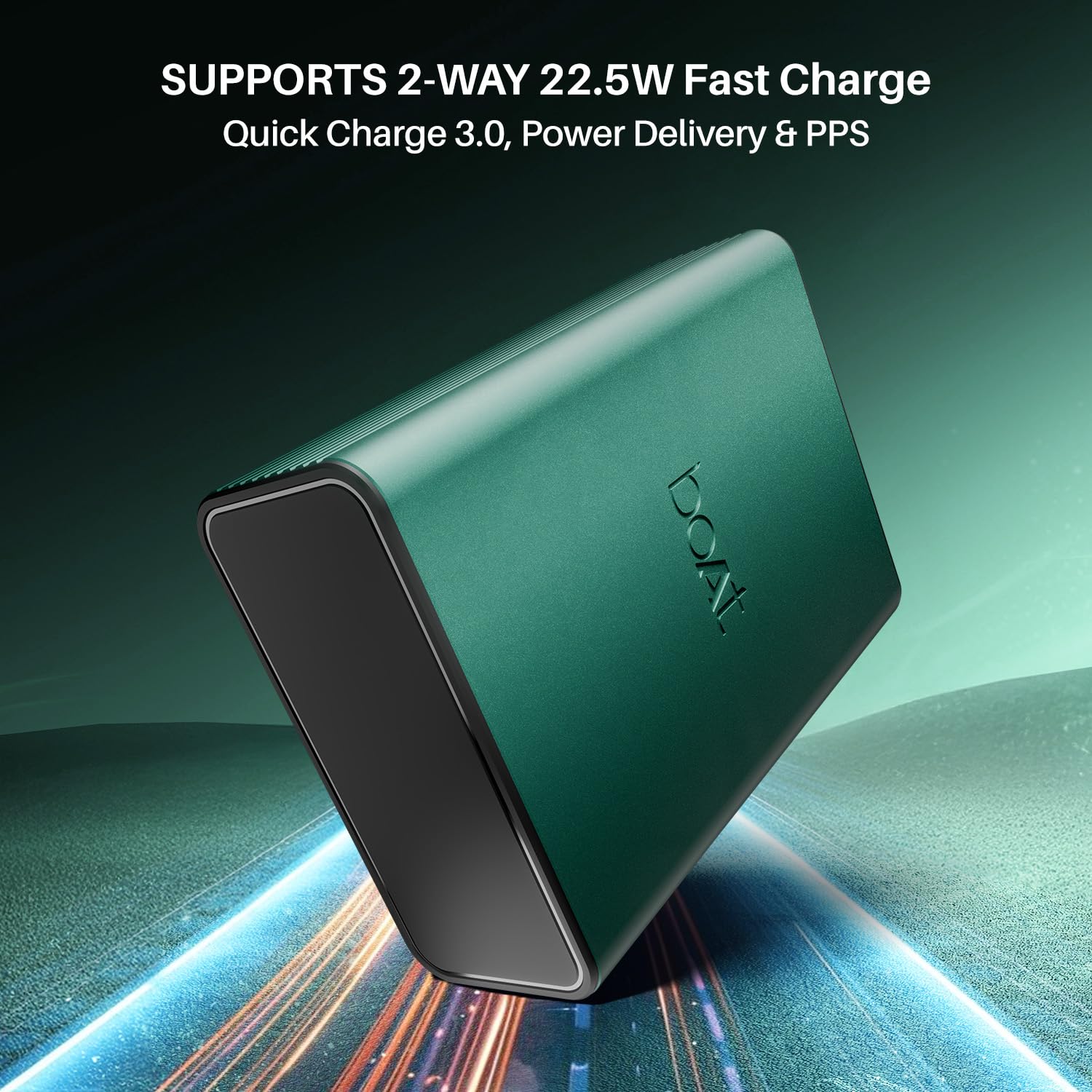 Boat Energyshroom PB400 Pro 20000 mAh 22.5W Pocket Size, Compact Power Bank, Fast Charging - 1