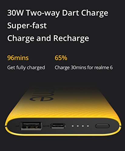 realme 10000 mAh lithium polymer Power Bank with 30 Watt Fast Charging - 1
