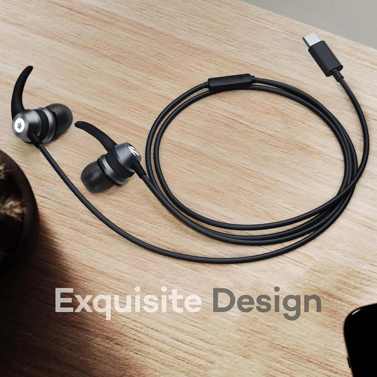GOBOULT X1 Pro Wired Earphone with Mic (USB Type-C Connector, In Ear, - 2