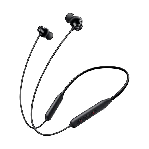 Oneplus Bullets Z2 Bluetooth Wireless in Ear Earphones with Mic, Bombastic Bass - 12.4 Mm Drivers, 10 Mins Charge - 20 Hrs Music, 30 Hrs Battery Life, - 0