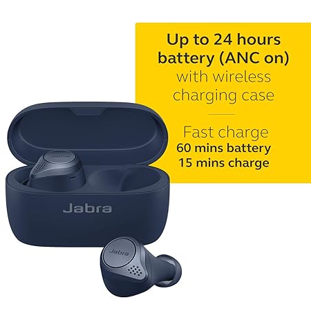 Jabra Elite Active 75t Bluetooth Truly Wireless In Ear Earbuds with Mic- Active Noise Cancelling Sports - 2