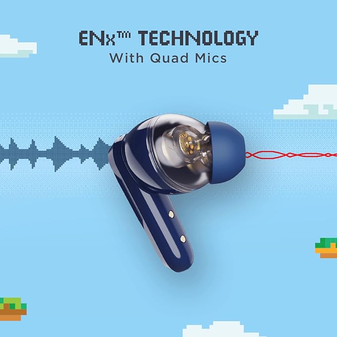 boAt Airdopes 191G w/ Dual Drivers, 30 HRS Playback, Quad Mics ENx Tech & Beast Mode Bluetooth Headset - 1