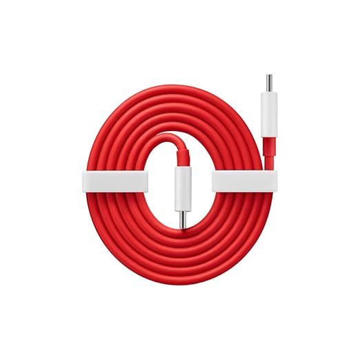 OnePlus Warp Charge Type-C Cable (100cm, Red) (seal pack) - 1