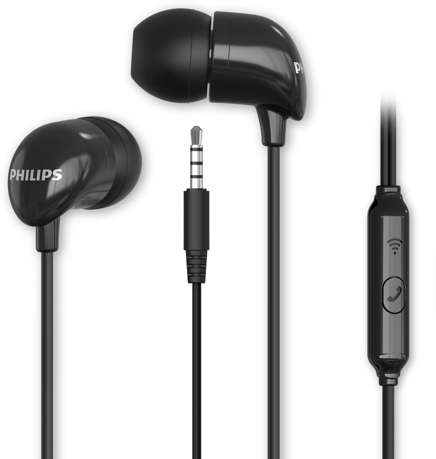 Philips Audio TAE1126 Wired in Ear Earphones with mic, 10 mm Driver, Powerful bass - 0