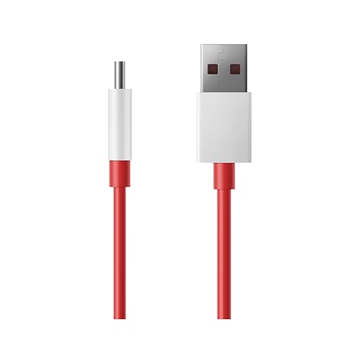 OnePlus Warp Charge Type-C To Type-C Cable 150Cm, Compatible With Smartphone, Red,White Total - 0