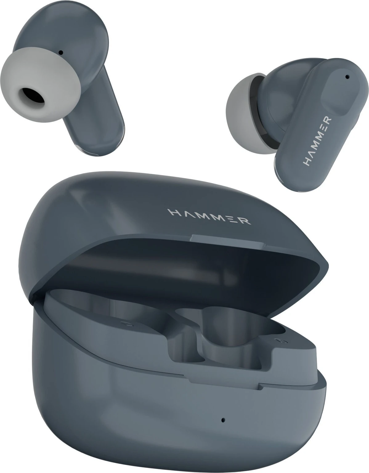 Hammer Airflow Go Earbuds with 80H Playtime, 13mm Titanium Driver, 40ms Gaming Mode Bluetooth - 0