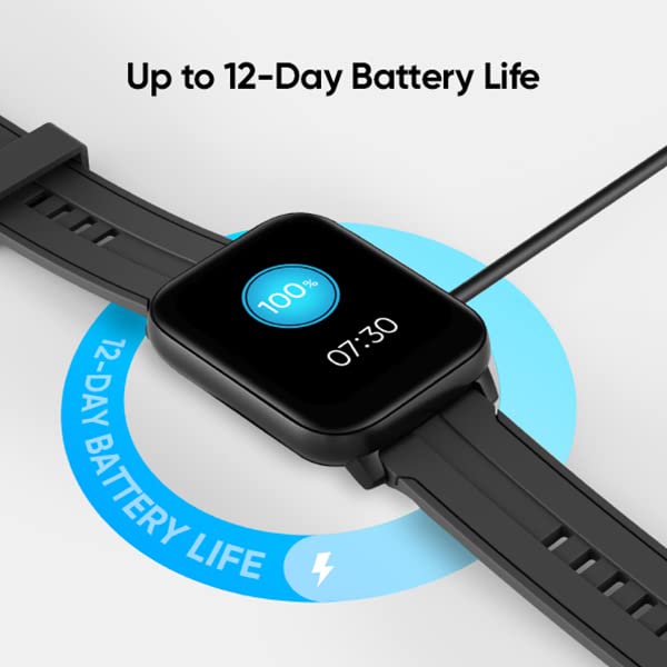 realme TechLife Watch S100 1.69 HD Display with Temperature Sensor Smartwatch - 2
