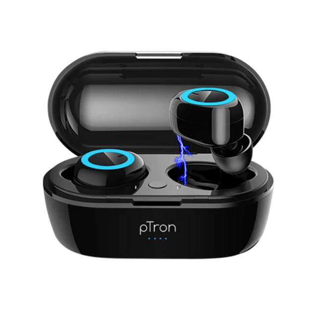 pTron Bassbuds in-Ear True Wireless Bluetooth Headphones (TWS) with Mic - 0
