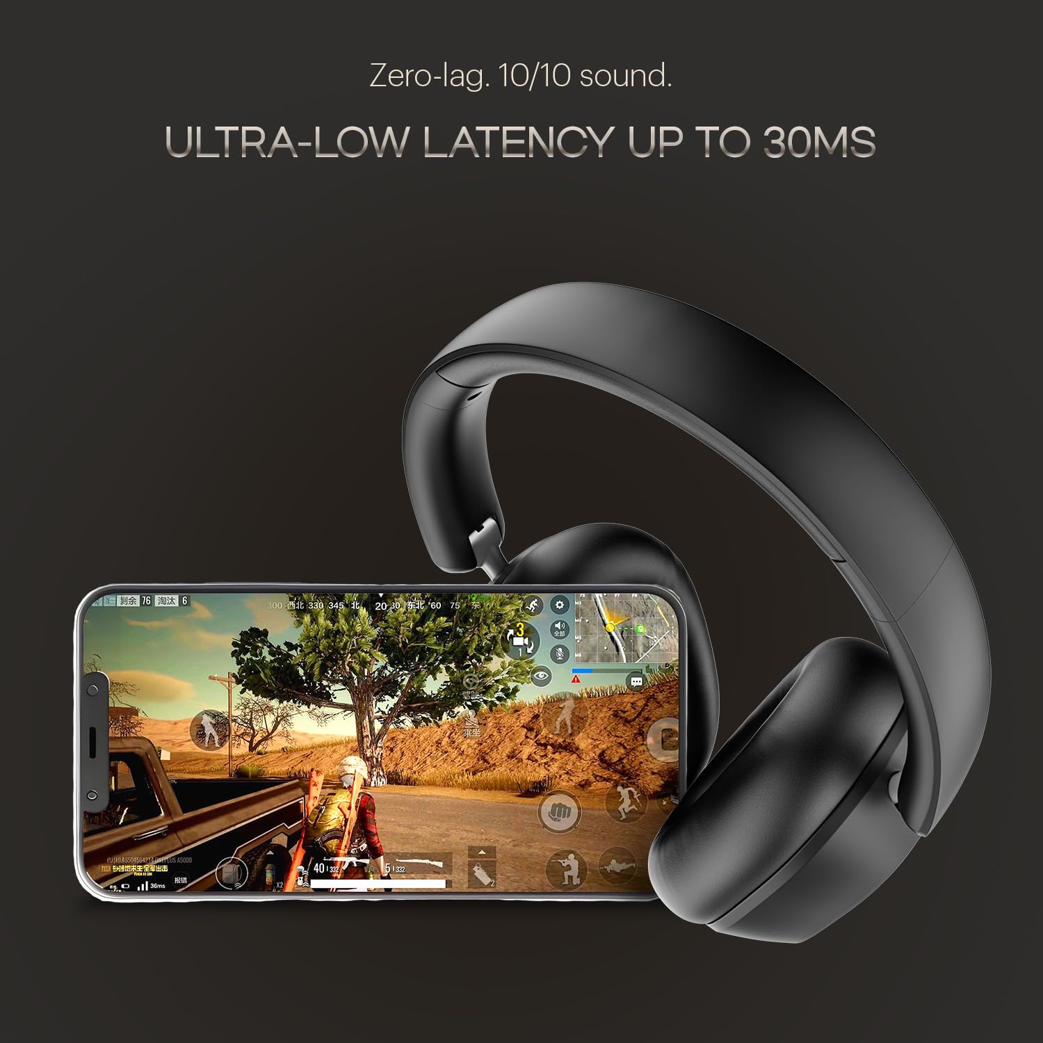 Noise Airwave Max 5 Wireless Over-Ear Headphones with Adaptive Hybrid ANC - 3
