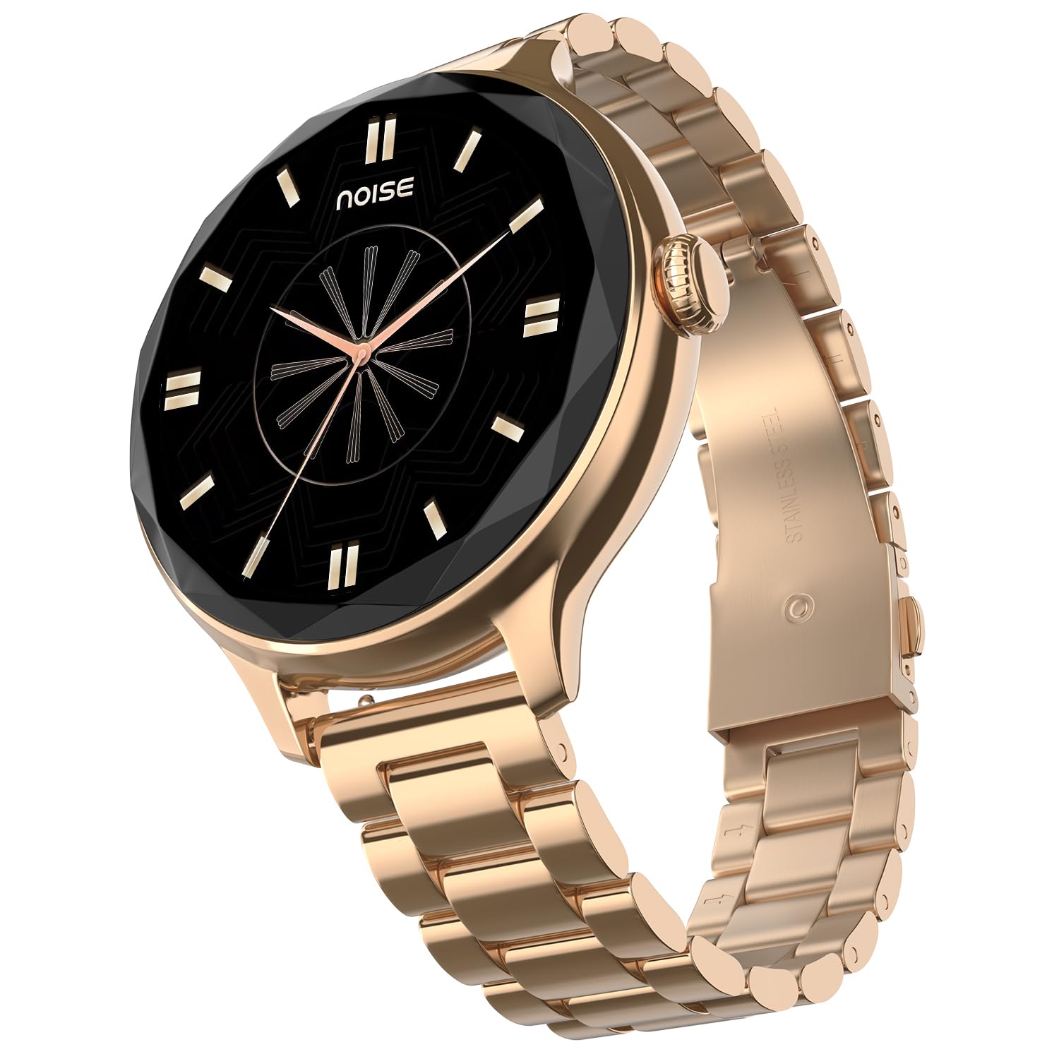 Noise Diva Smartwatch for Women with Diamond Cut Dial, Glossy Metallic Finish, AMOLED Display - 0