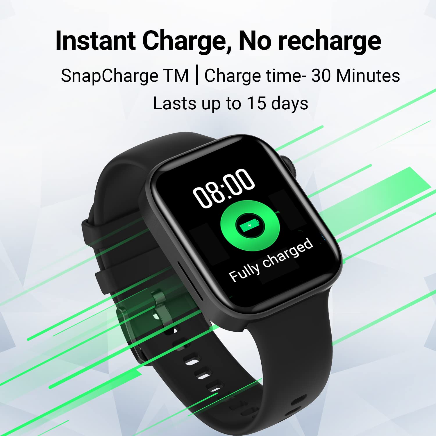 CrossBeats Ignite GRIT Smart Watch, 1.83 AMOLED Display with Advanced Bluetooth Calling, Rotating Crown - 2