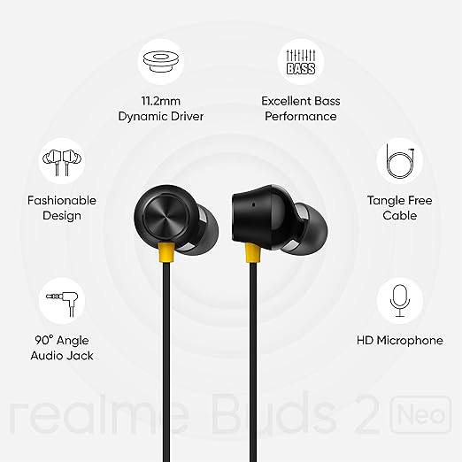 realme Buds 2 Neo Wired in Ear Earphones with Mic - 2