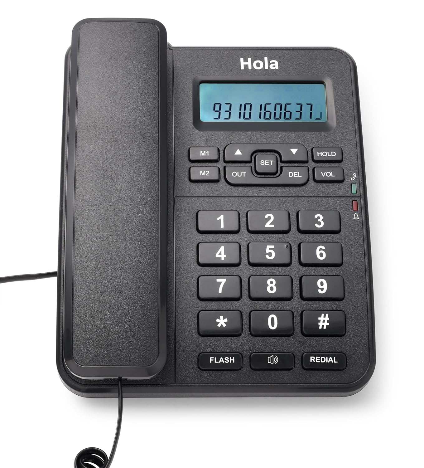 Hola TF 630 Corded Telephone, Caller ID Display - 0