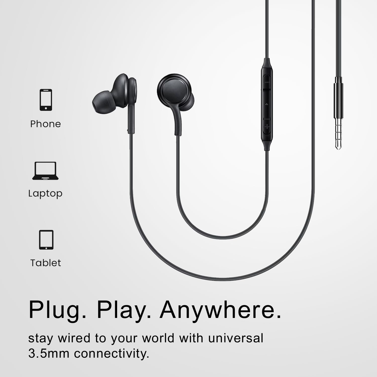 HAMMER 3.5mm Wired Earphones with Mic & in-line Controls, 13mm Dynamic Drivers - 1