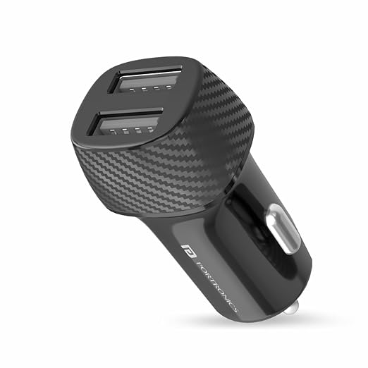 Portronics Car Power 5 12W Fast Car Charger Comes with Micro USB Cable - 0