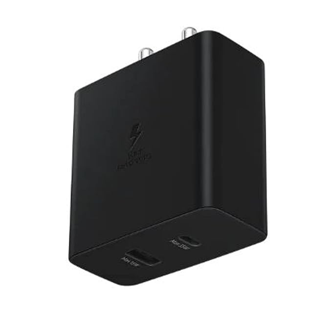 Samsung Original 35W Dual Port, Type-C & USB-A, Fast Charger (Cable not Included) - 2