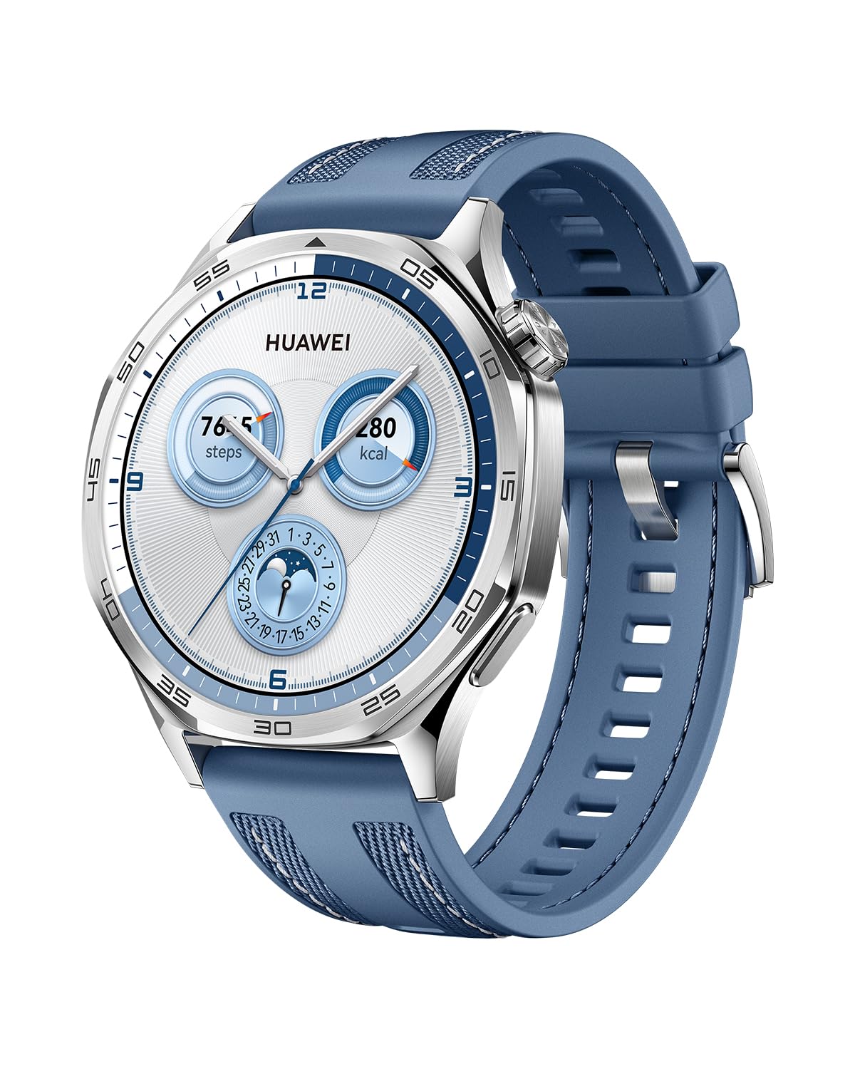 HUAWEI Watch GT 5 46mm Smartwatch, Up to 14 Days Battery Life, iOS & Android Compatible,Built in Maps, - 0