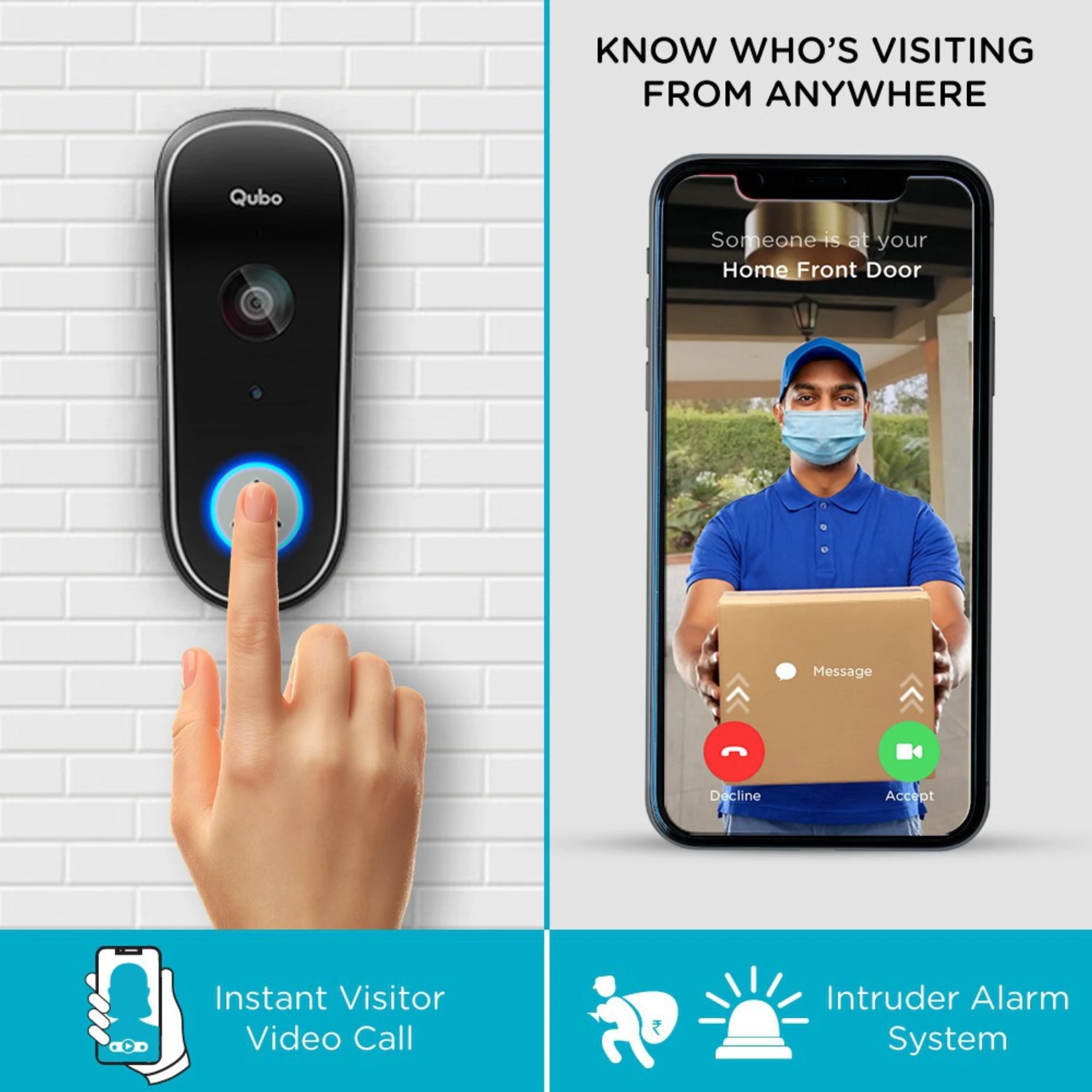Qubo Video Doorbell - 1