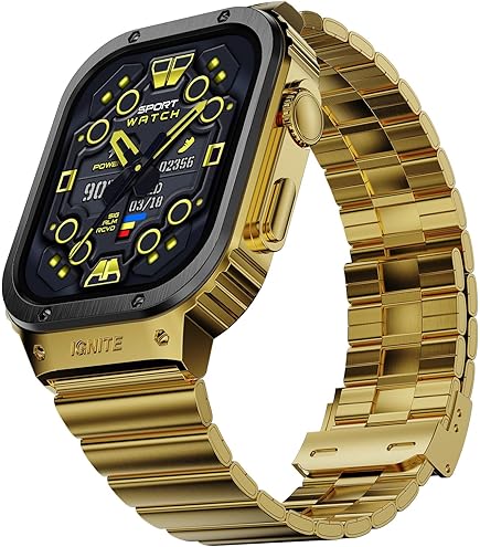 Fire-Boltt Maverick Smartwatch IPS Display, Luxury Stainless Steel Look, Bluetooth Calling - 5