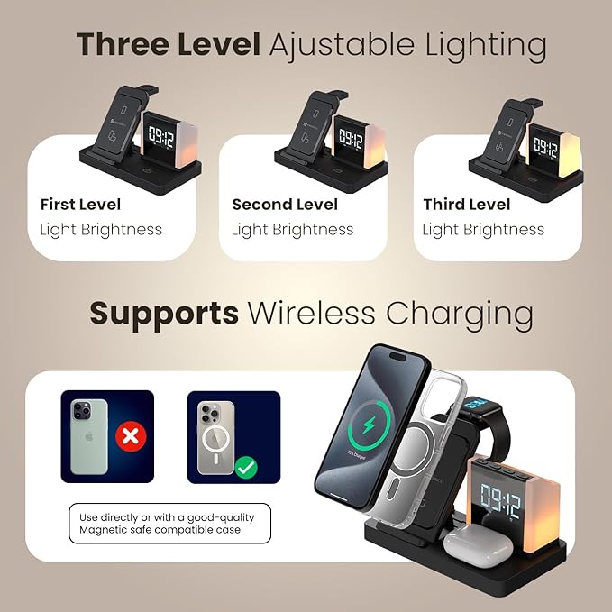 Portronics HexaCharge 6in1 15W Fast Magnetic Wireless Charging - 1