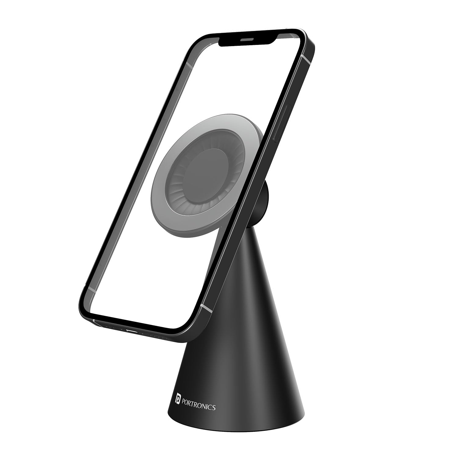 Portronics Mogun 5 Compatible with Magsafe only, Magnetic Universal Phone Holder - 0