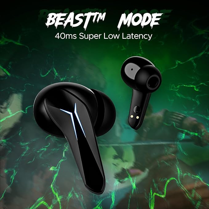 boAt Immortal 141 Tws Gaming in Ear Earbuds with Enx Tech,Up to 40 Hrs Playtime,Signature Sound,Beast Mode,Ipx4 - 3