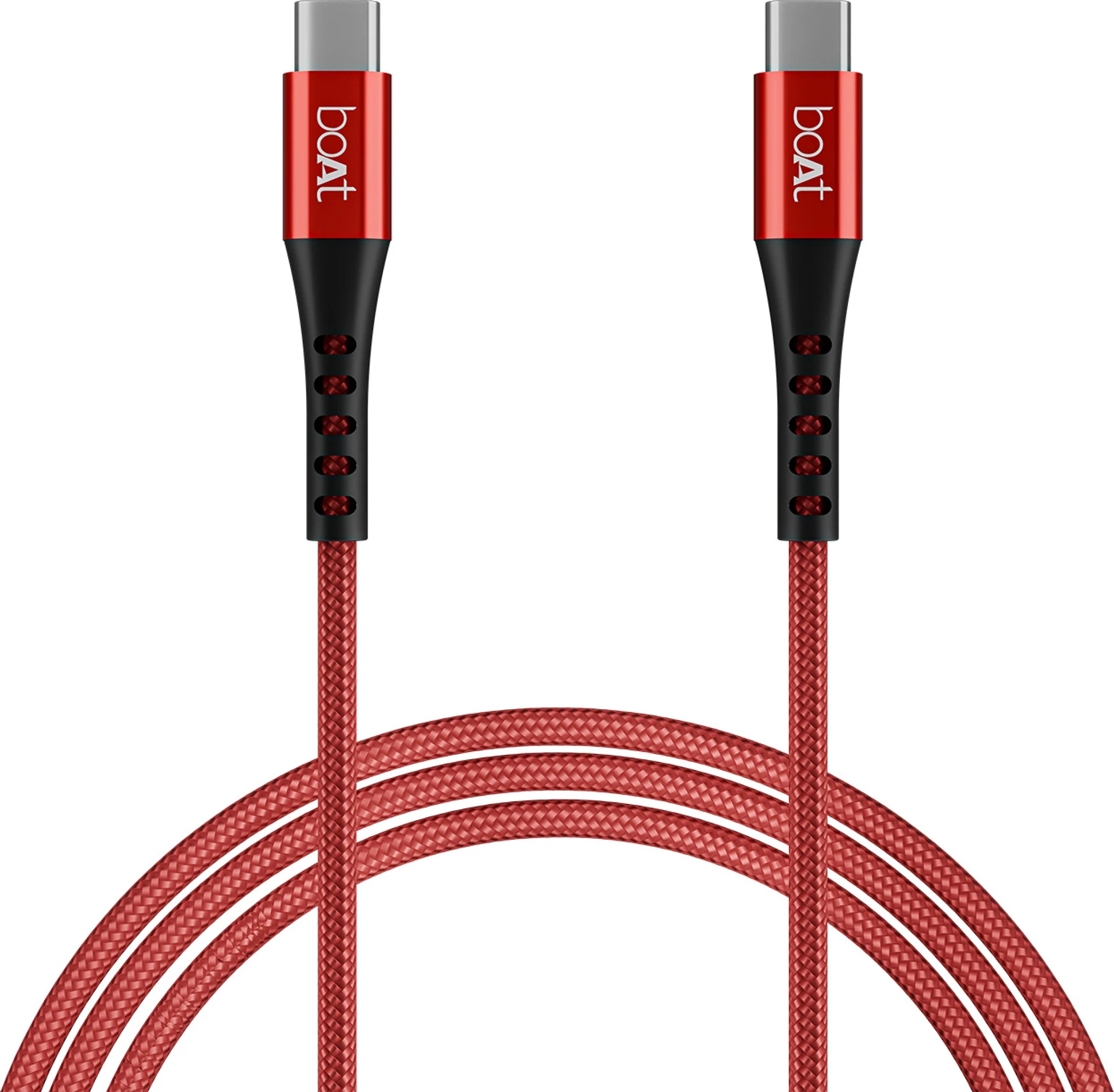 boAt Type-C C600 Tangle-Free, Sturdy w/100W/5A Fast Charging Cable & 10Gbps Data Transmission - 0