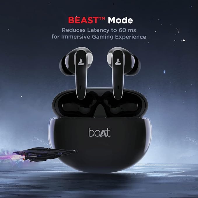 boAt Airdopes 181 in-Ear True Wireless Earbuds with ENx Tech, Beast Mode(Low Latency Upto 60ms) for Gaming - 1