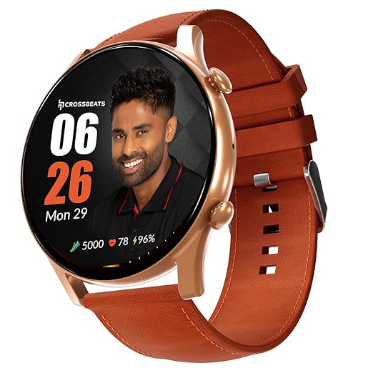 CrossBeats Apex Regal 1.4 AMOLED SmartWatch with Bluetooth Calling, Metal Body, Fast Charge Smartwatch - 0