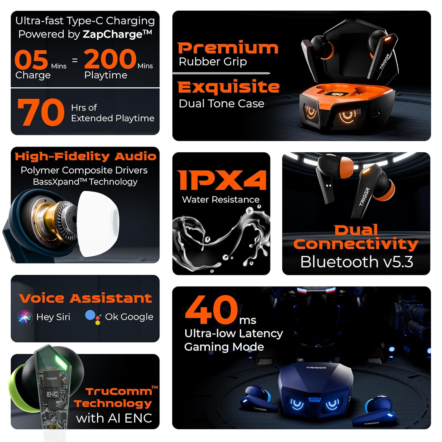 TRIGGR Kraken X1 Plus with Dual Pairing, Battery Display - 1