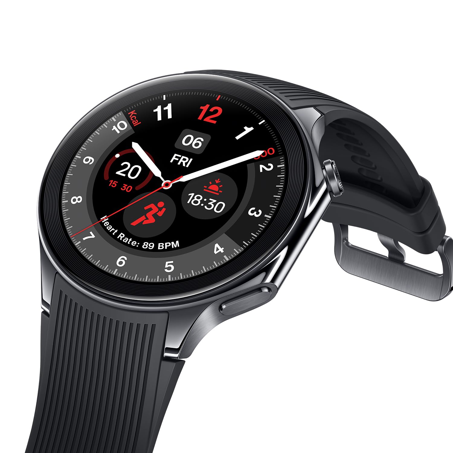 OnePlus Watch 2 with Wear OS4,Snapdragon W5 Chipset - 0