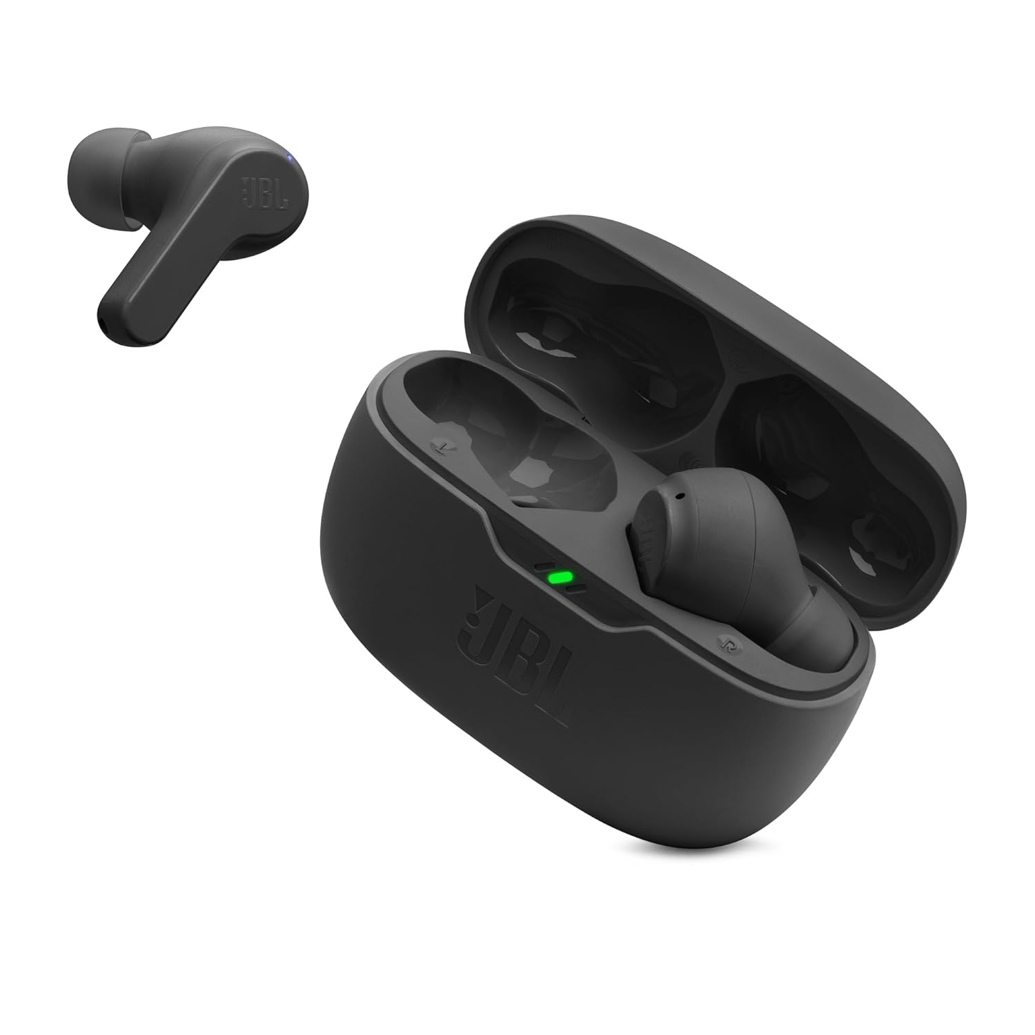 JBL Vibe Beam TWS, 32Hr Playtime, IP54, Smart Ambient & TalkThru Mode Bluetooth Gaming - 0