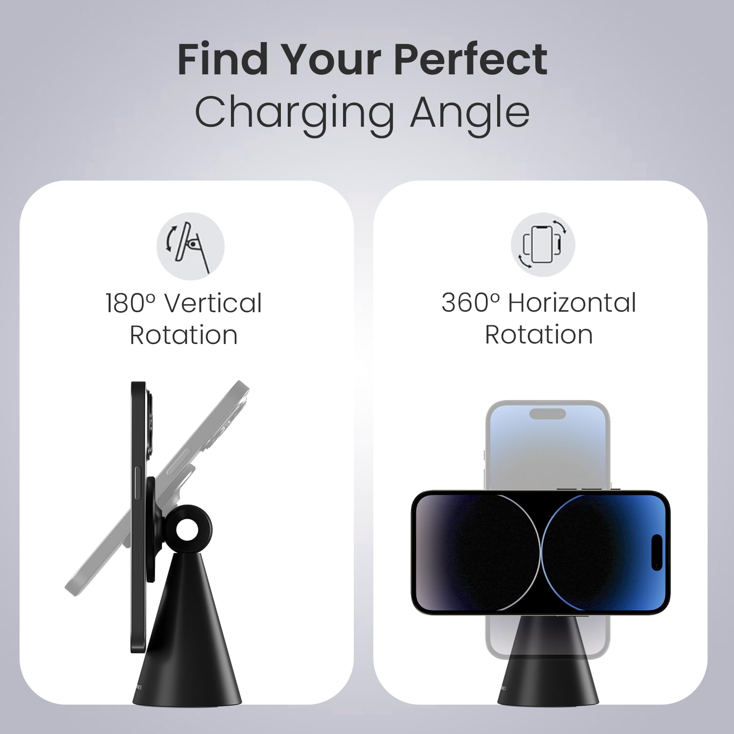 Portronics Mogun 5 Compatible with Magsafe only, Magnetic Universal Phone Holder - 1