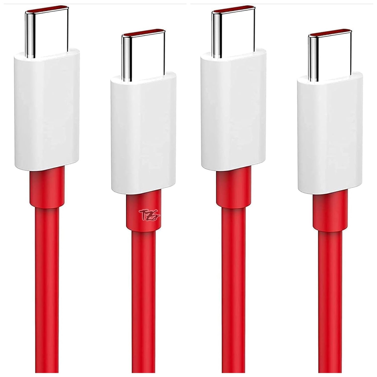OnePlus Warp Charge Type-C Cable (150cm, Red) - 1