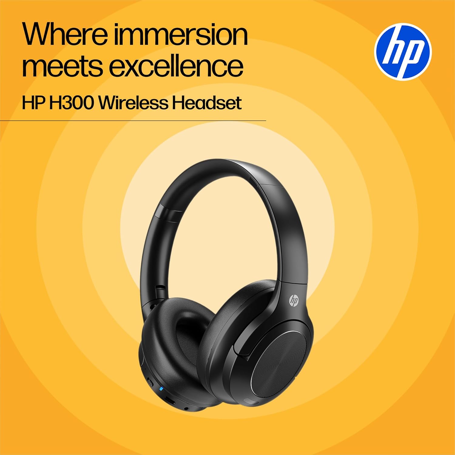 HP H300 Wireless Headset - 1
