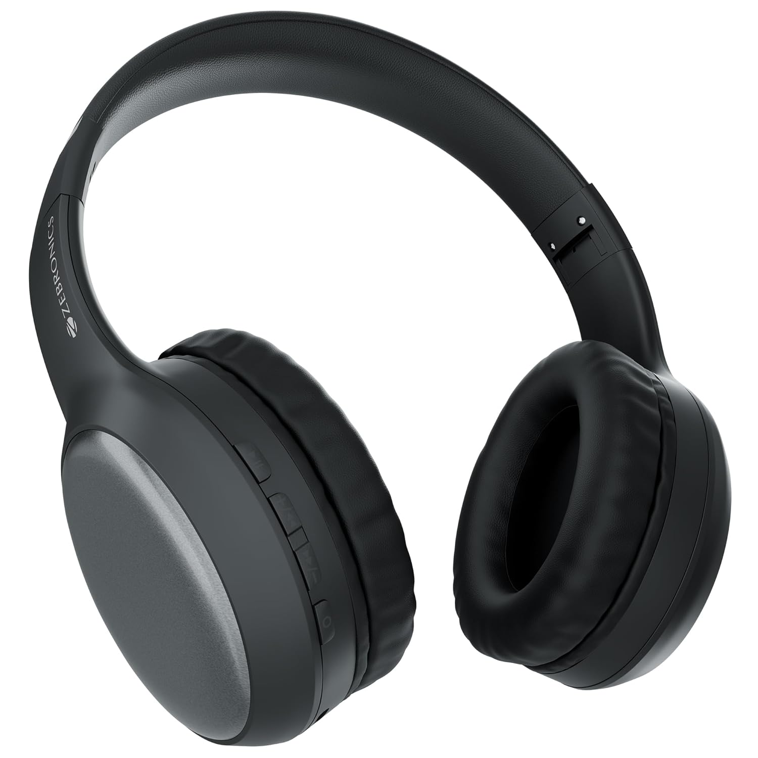 Zebronics Thunder Max Wireless Headphones, BT v6.0, Up to 120hrs Playback, 40mm Drivers, ENC - 0