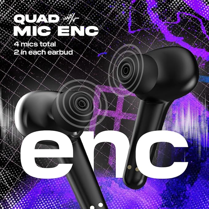 WINGS Phantom 760 Earbuds with Low Latency Game mode - 1