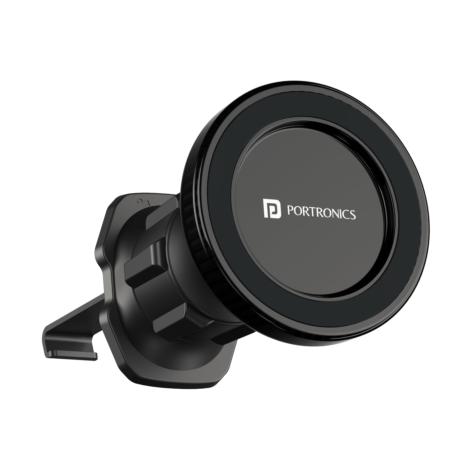 Portronics Mogun 4 Magnetic Car Phone Holder Stand with Strong Magnetic Grip - 0