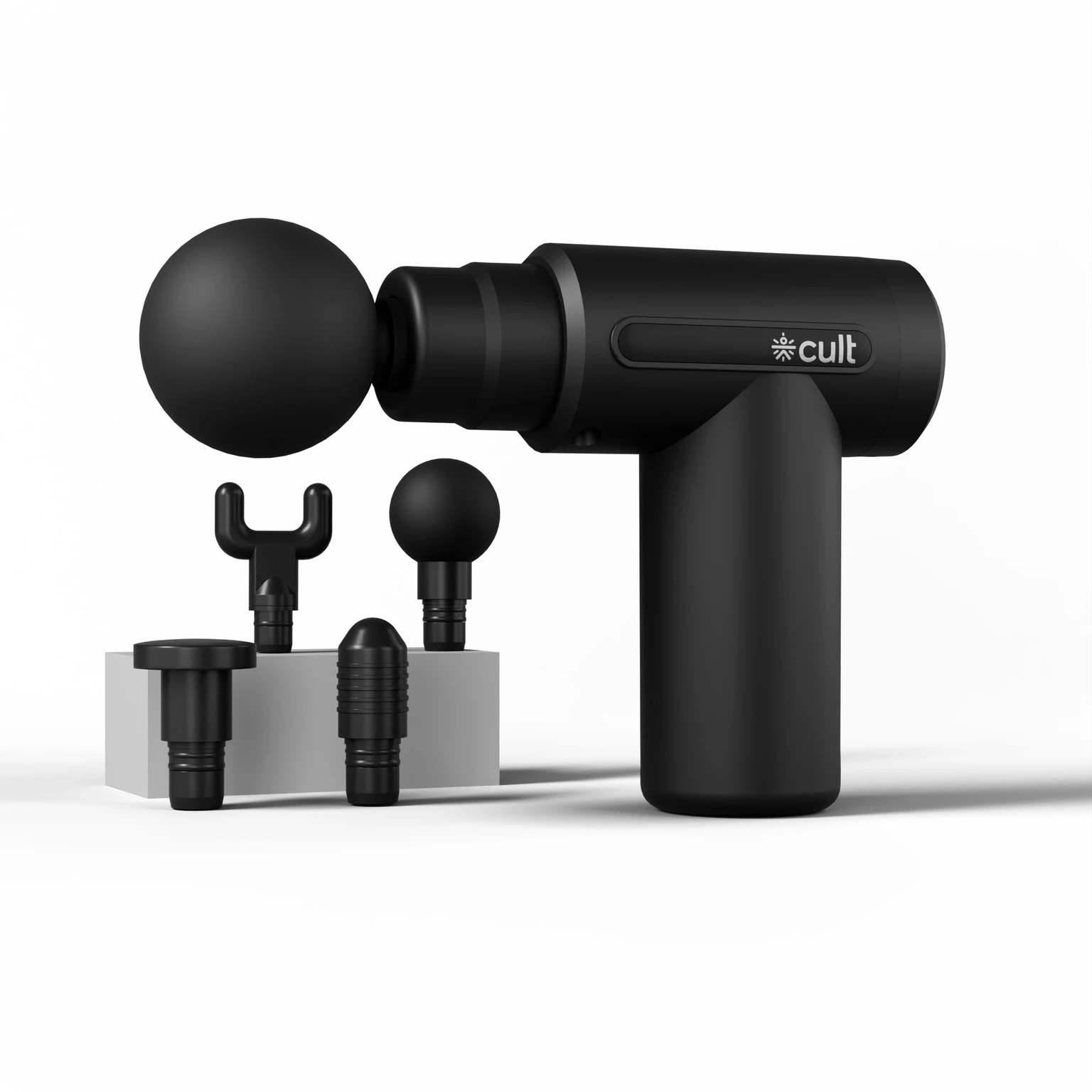 Cult Volt Silicone head, Pain Relief, Deep Tissue Full body gun Massager - 0