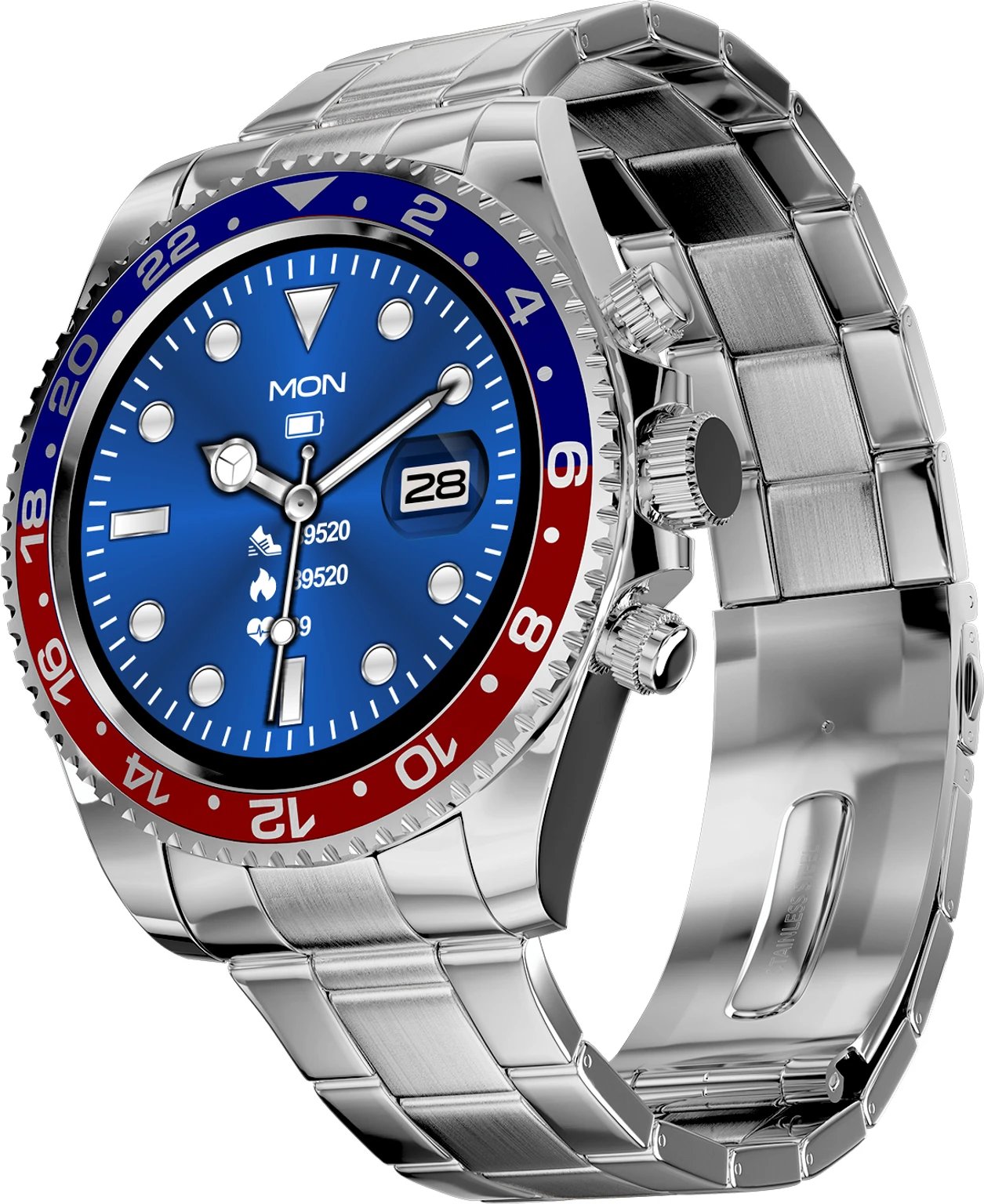 Fire-Boltt Astra Luxury Stainless Steel Smart Watch, Bluetooth Calling - 0