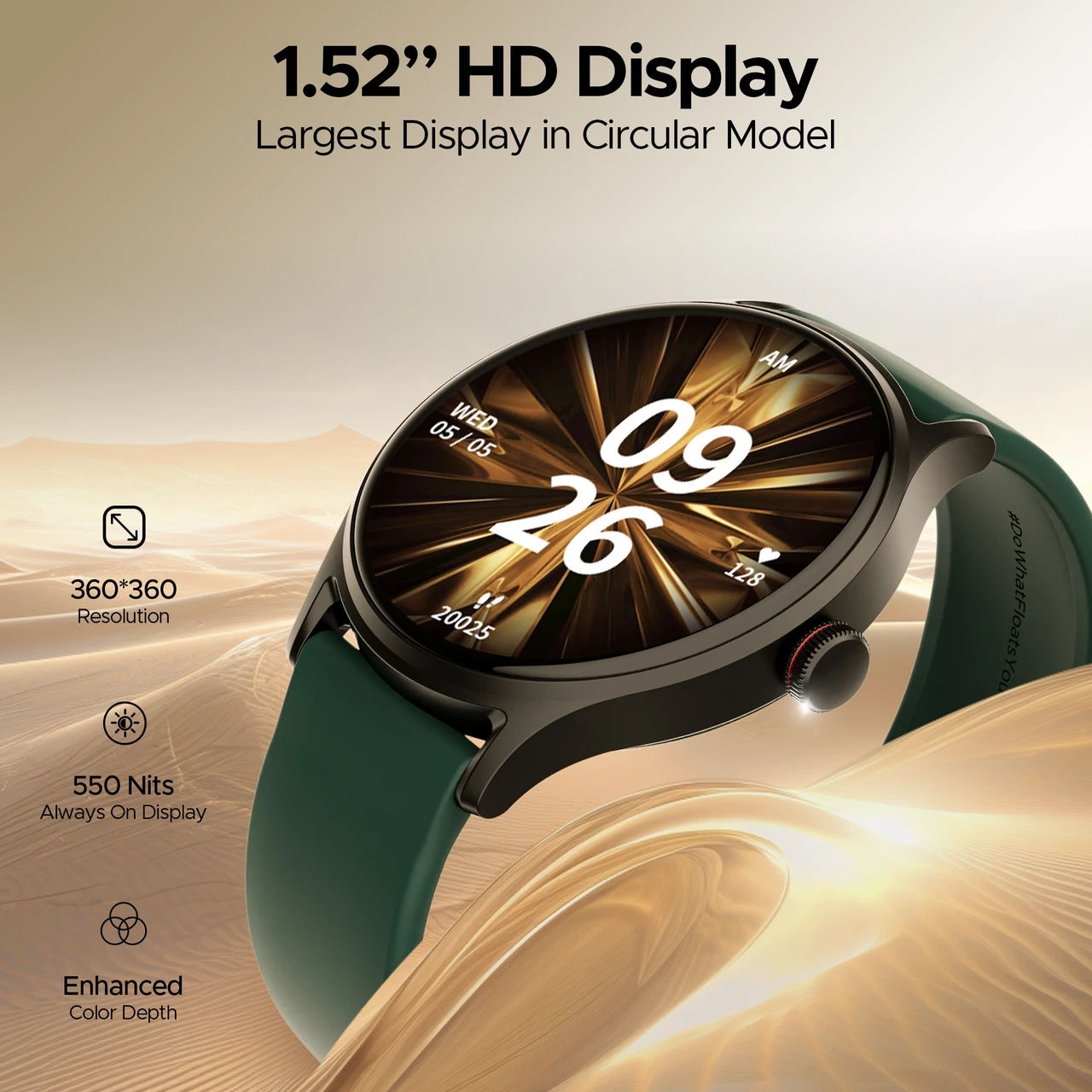 boAt Lunar Mirage w/ 3.86 cm(1.52'') HD Display & Advanced Bluetooth Calling Smartwatch - 2