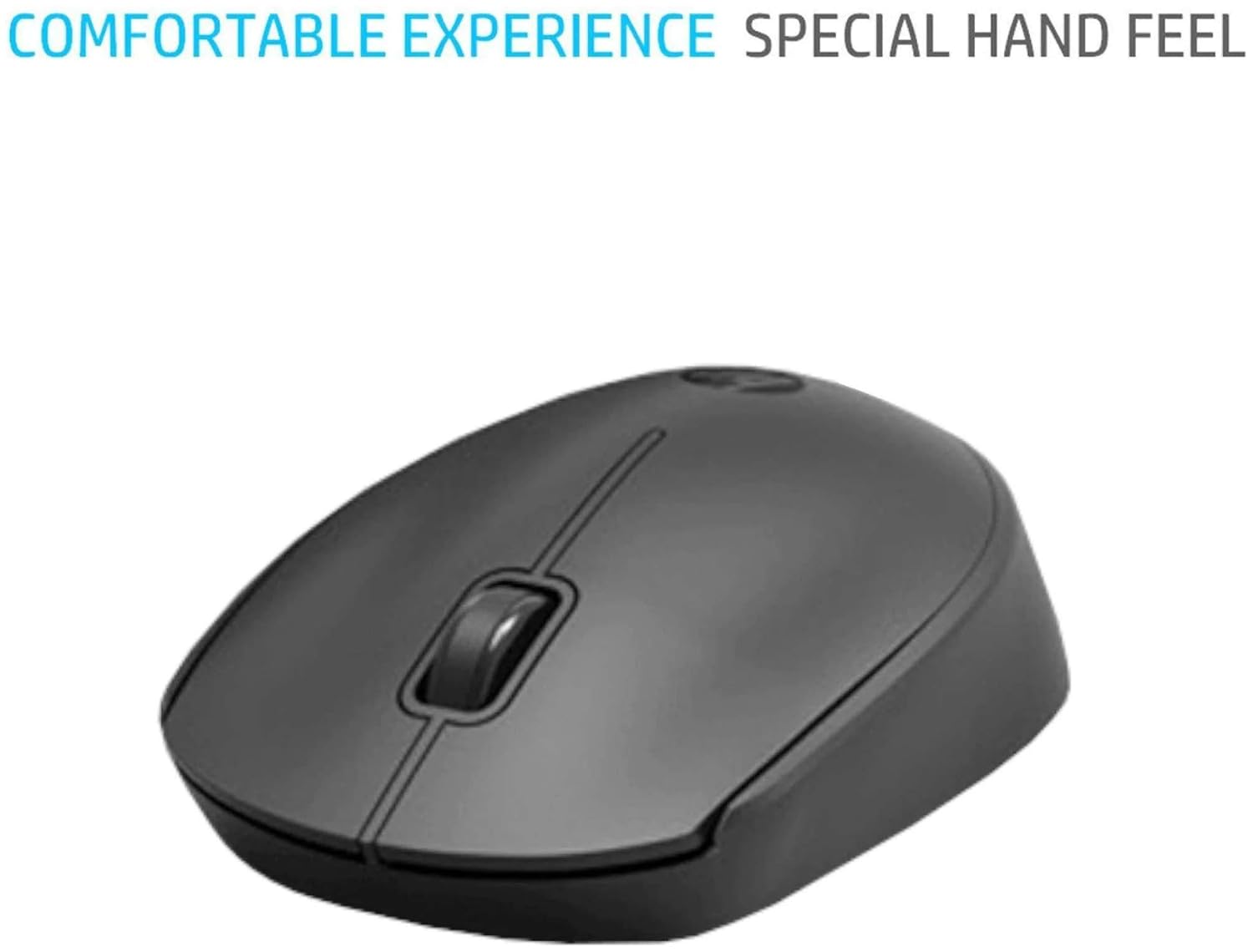 HP CS10 Wireless Multi-Device Keyboard and Mouse Combo,USB Plug and Play with 2.4 GHz Wireless Connection,800/1200/1600 Dpi/Long Battery Life, Black (7YA13PA) - 2