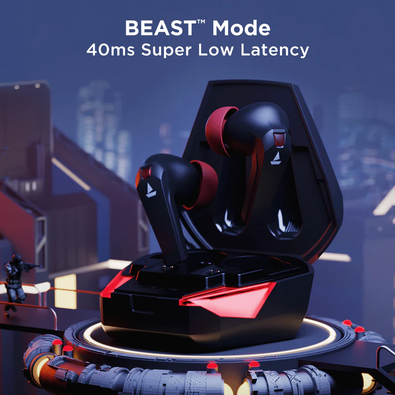 boAt Airdopes 192 with Beast Mode(40ms), 30 Hours Playback & LED Lights Bluetooth - 1