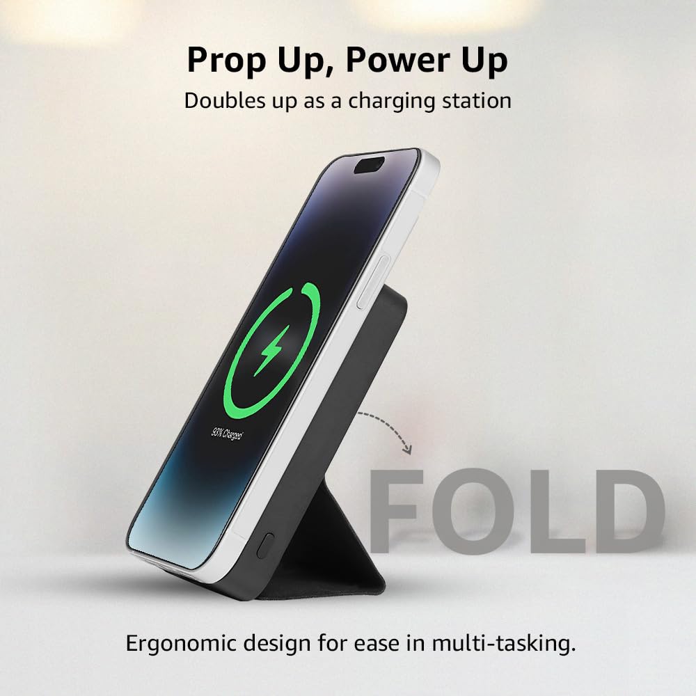 Qubo MagZap X5 5000mah Magsafe 20W Output Magnetic Wireless Power Bank - 4