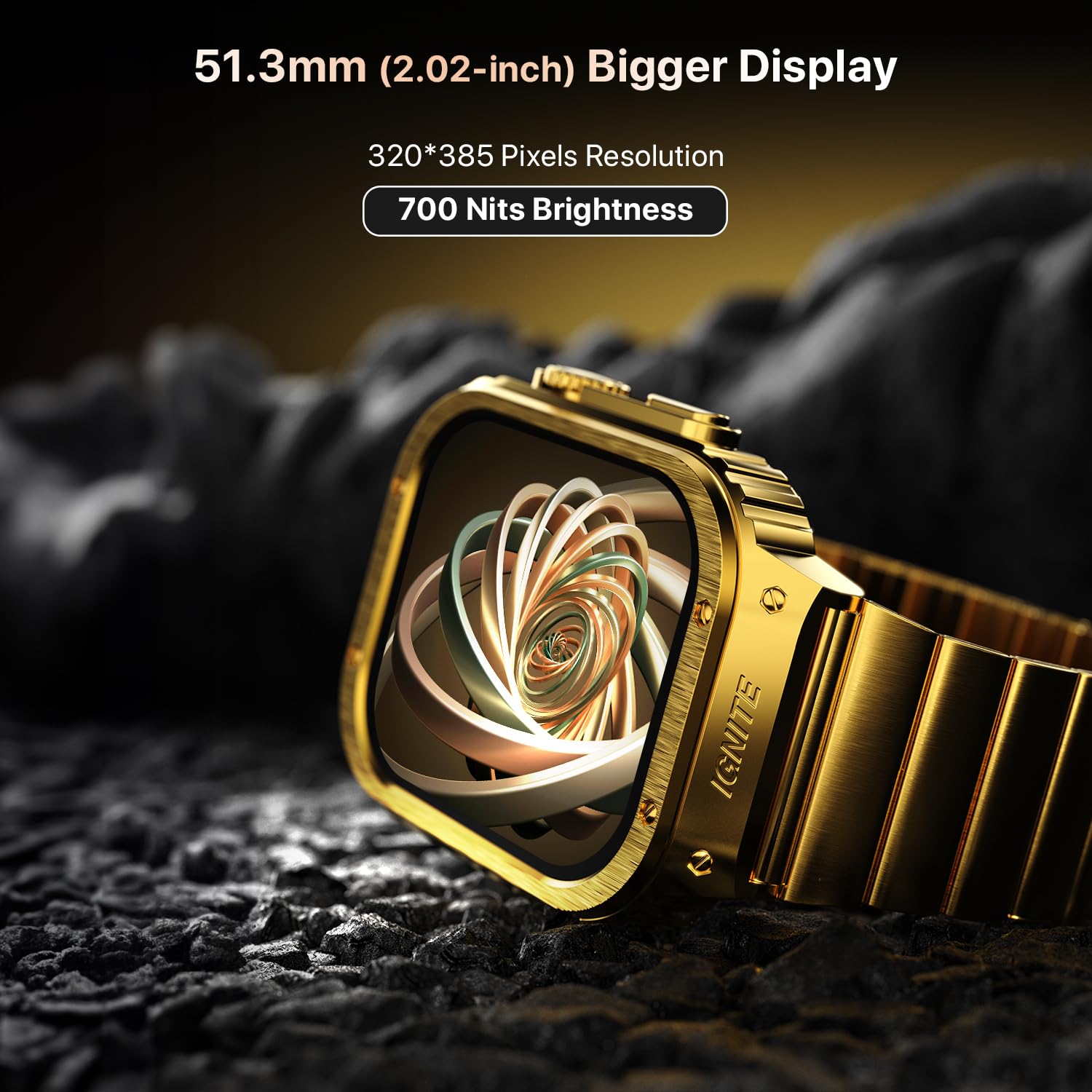 Fire-Boltt Maverick Smartwatch IPS Display, Luxury Stainless Steel Look, Bluetooth Calling - 2