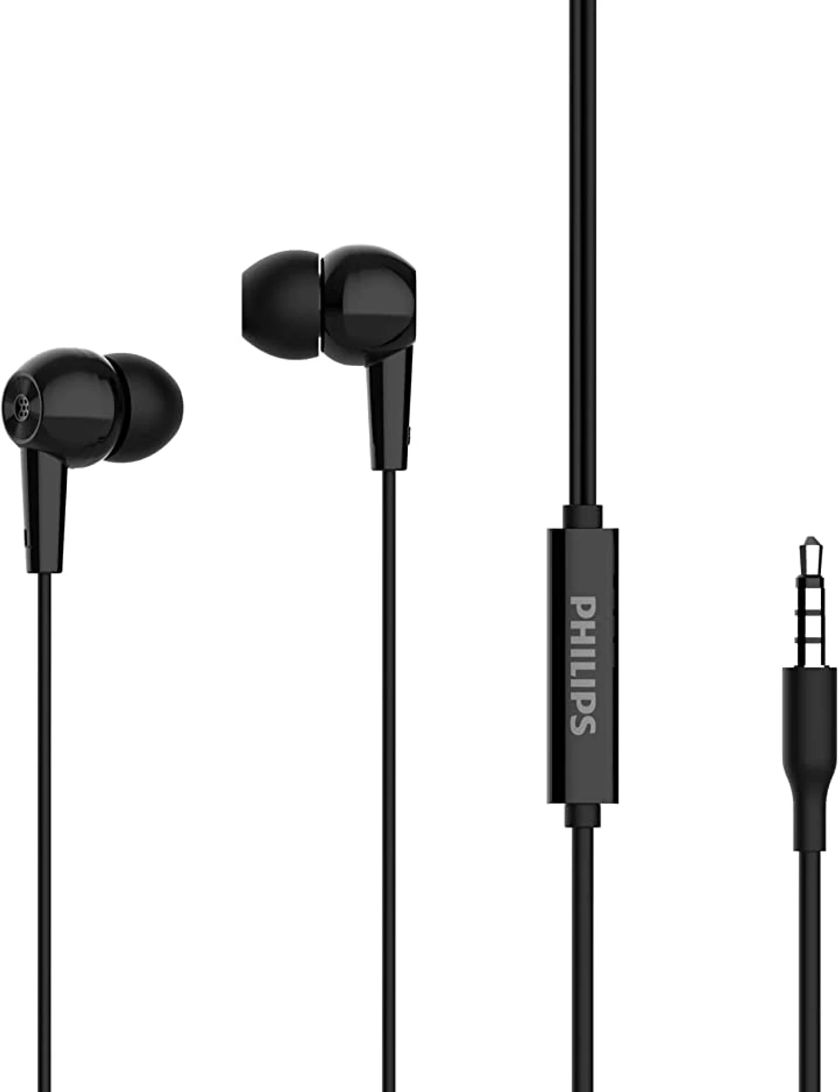 PHILIPS TAE1107BK/94 Wired Earphone with Mic - 0