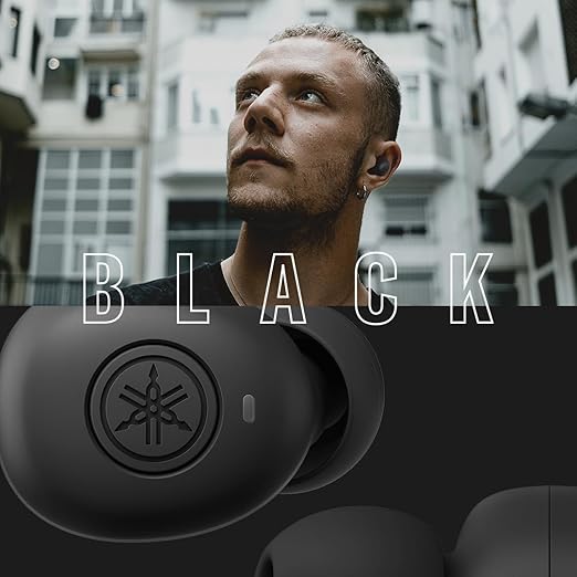 Yamaha Audio TW-E3B in-Ear True Wireless Earphone, Bluetooth 5.0, aptX, Long Battery Life - 3